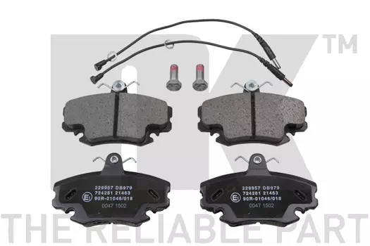 колодки дисковые передние!\ Renault Clio 91>/R1992-96, Peugeot 205/309 1.9GTi <98