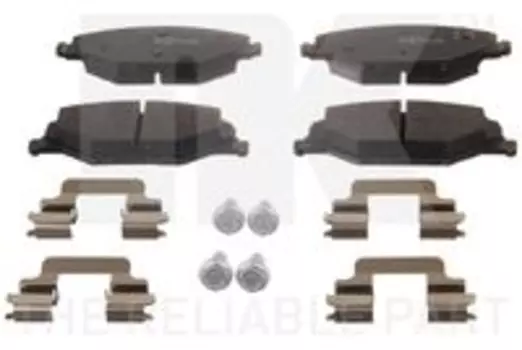 колодки дисковые передние!\ Skoda Fabia II/III 07>/Rapid I/II 12>, VW Polo Sedan I/II