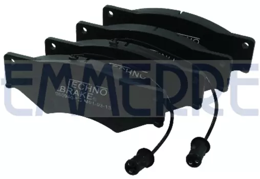 Тормозные колодки дисковые TECHNO BRAKE 960940