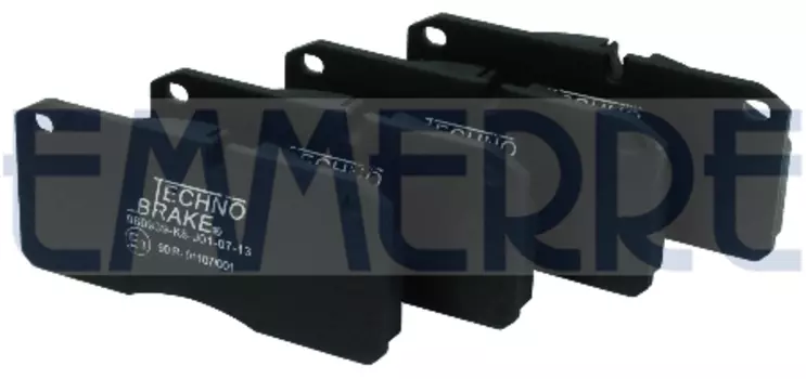 Тормозные колодки дисковые TECHNO BRAKE 960939