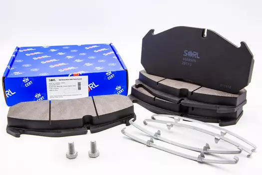 Тормозные колодки дисковые SORL HM4909+AK021