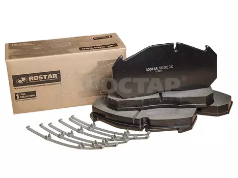 Тормозные колодки дисковые ROSTAR 180.000030