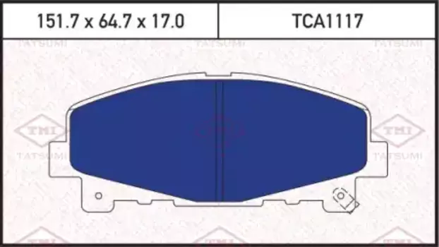 колодки дисковые перед.!\ HONDA Accord 08>
