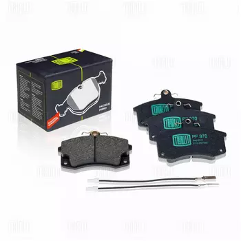 Тормозные колодки дисковые передняя ось TRIALLI PF 970