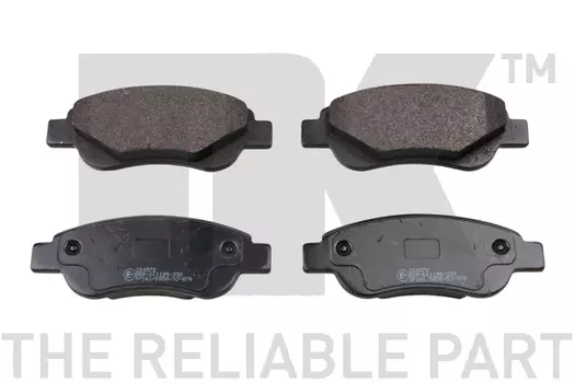 колодки дисковые передние!\ Citroen C1, Peugeot 107, Toyota Aygo 1.0/1.4HDi 05>