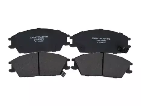 Тормозные колодки дисковые передняя ось ZENTPARTS Z07596