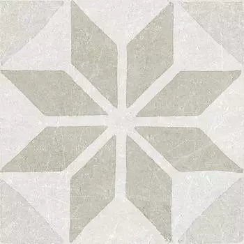 Керамическая плитка для пола Decor STAR White 20х20 (ун,плитка) 1к-1,04м(26шт)/74,88м