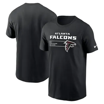 Мужская черная футболка Nike Atlanta Falcons Division Essential, цвет Fal Black