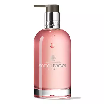 MOLTON BROWN Мыло для рук Delicious Rhubarb & Rose в стеклянном флаконе