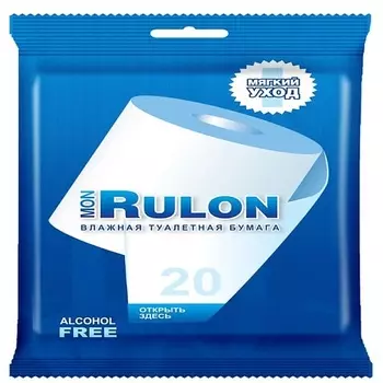 MON RULON Влажная туалетная бумага 20.0