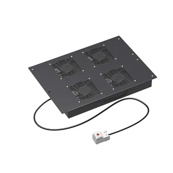 Вентиляторный модуль DKC R5VSIT6004FTB 4 вентилятора с термостатом для крыши 600 RAL9005, "RAM telecom"