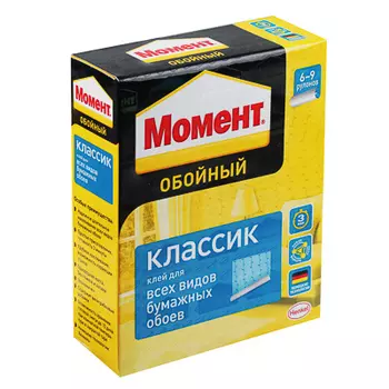 Клей обойный "Момент Классик", 200г (все виды бумажных обоев)