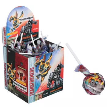 Карамель на палочке со вкусом колы, ТМ Transformers, 20 г