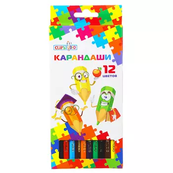 Карандаши ClipStudio 12 цветов шестигранные