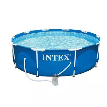 Каркасный бассейн INTEX 28202 Metal Frame с насосом и фильтром 305x76см