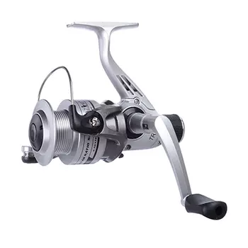 Катушка безынерционная AZOR FISHING SCTR40, 1 подшипник, задний фрикцион, 2 шпули: пластик