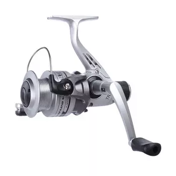Катушка безынерционная AZOR FISHING SCTR40, 1 подшипник, задний фрикцион, 2 шпули: пластик