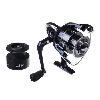 Катушка безынерционная AZOR FISHING SD 4000, перед фрикцион (2 шпули: металл, пластик)