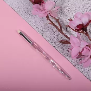 Кисть для губ ЮниLook, ворс нейлон, 15 см, 1-2 дизайна