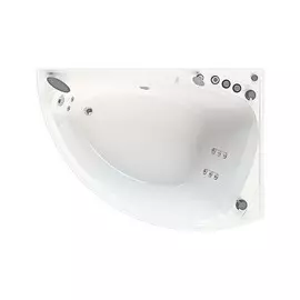 Ванна акриловая Радомир Астория Релакс White 168х120 см, с г/м, белая, правая