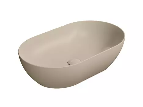 Раковина накладная GSI Pura 60x37 883408 бежевый