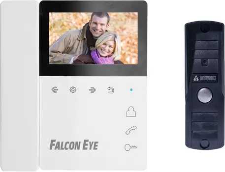Видеодомофон Falcon Eye Lira + AVP-505 (PAL) Темно-Серый белый