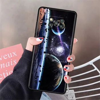 Чехол для Xiaomi Mi Poco X3 NFC X4 Pro F3 F4 GT M4 M3 F1 C40 11 Lite 11T, мягкий силиконовый чехол для телефона Space Star Galaxy Shell Poco C40
