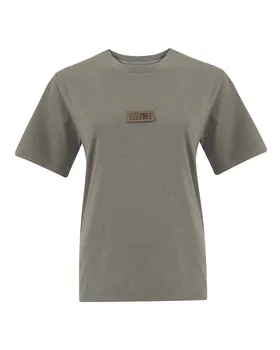 футболка с нашивкой MM6 Maison Margiela