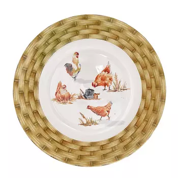 Тарелка глубокая Grace By Tudor England Country Farmyard