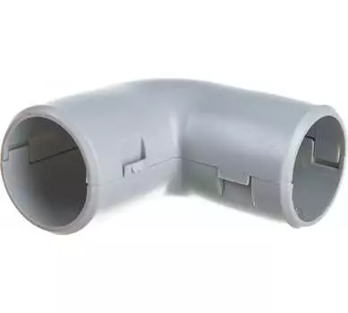 Угол Ecoplast 41220-5 CI20G 90 гр.(2част.) для труб D20мм, цвет серый(5шт)