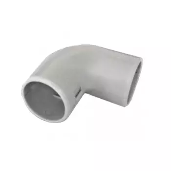 Угол Ecoplast 41232-5 CI32G 90 гр.(2част.) для труб D32мм, цвет серый (5шт)