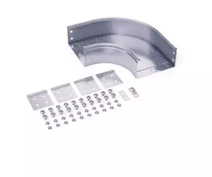 Угол гориз. 90° DKC 36028KZL осн. 600 мм, сталь, цинк-ламель, "S5 Combitech"