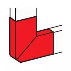 Угол плоский Legrand 010793 - DLP - 90°, для кабель-каналов 195x65 мм, белый