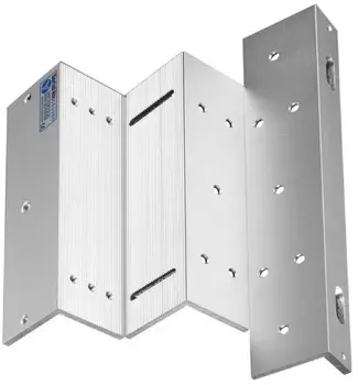 Уголок Yli Electronic MBK-180NZL монтажный ZL-oбразный для деревянных и металлических дверей, открывающихся вовнутрь.