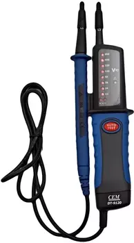 Указатель напряжения CEM DT-9120 CEM 481998 и правильности подключения