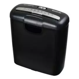 Уничтожитель бумаг Buro Home BU-S601S OS601S секр.Р-1/ленты/6лист./10лтр./пл.карты