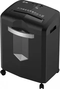 Уничтожитель бумаг Cactus CS-SH-12-20-4X12H черный (секр.P-4)/фрагменты/12лист./20лтр./скрепки/скобы