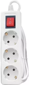 Удлинитель TOKOV ELECTRIC TKE-C01-BU3-7-1-ZV 3х7м с заземл. с выкл. 16А 3х1