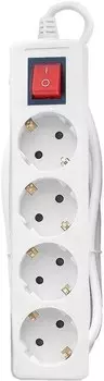Удлинитель TOKOV ELECTRIC TKE-C01-BU4-2-1-ZV 4х2м с заземл. с выкл. 16А 3х1