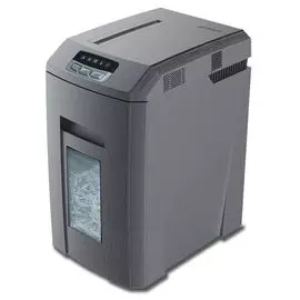 Уничтожитель бумаг Office Kit S153 4x12 OK0412S153 секр.P-4, фрагменты, 24лист., 32лтр., скрепки, скобы, пл.карты, CD