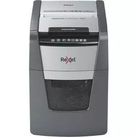 Уничтожитель бумаг Rexel Optimum Auto+ 100X секр.3/P-4, фрагменты 4x28мм/100л/34лтр., скрепки/скобы/плкарты