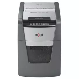Уничтожитель бумаг Rexel Optimum Auto+ 90X 2020090XEU секр.3/P-4, фрагменты 4x28мм/90л/34лтр., скрепки/скобы/плкарты