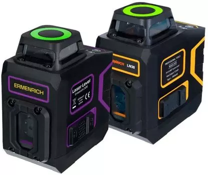 Уровень лазерный Ermenrich 84637 PLUS LN30, фиолетовый