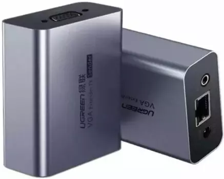 Удлинитель UGREEN CM250 60533_ VGA 100м-300м Over a Single Cat5e/6, space gray