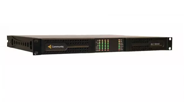 Усилитель BIAMP ALC-1604D 912.1351.900/911.1351.900 4-канальный (DSP, Dante): 4х1250Вт(8 Ом); 4х1400 Вт(4 Ом); 4х1600Вт(2 Ом / 100 В); 2хRJ45 (Armonia