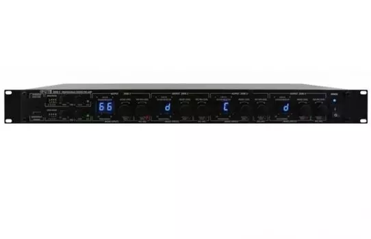 Усилитель BIAMP ZONE4 912.1513.900/911.1513.900 микширующий, предусилительный: 25Вт (Ом/100В). Вх.:3xEuroblock(mic); 4хRCA(line).1хприоритетный("сухие