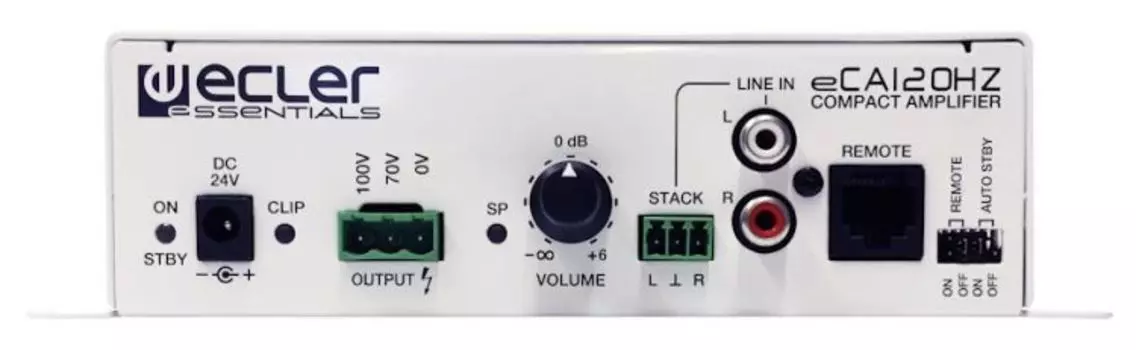 Усилитель Ecler eCA120HZ компактный 120 Вт – 70/100 В