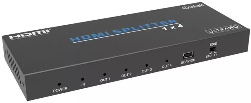 Усилитель Infobit iSwitch 104 распределитель HDMI 1x4 4K60