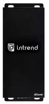 Усилитель INTREND ITAMP-1x60D одноканальный, вход DANTE, выход аналоговый 30W@8Ом / 60W@4Ом разъем Phoenix, Питание POE/POE+
