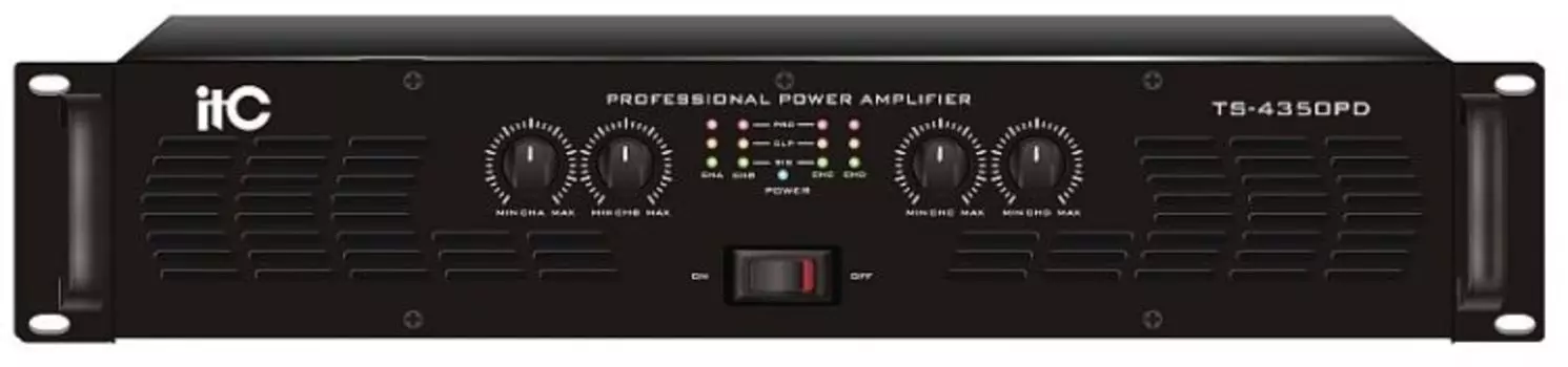 Микрофон ITC TS-4200PD профессиональный стерео усилитель 4120W@8,4200W@4, 2400W@ bridge 2*8, шт